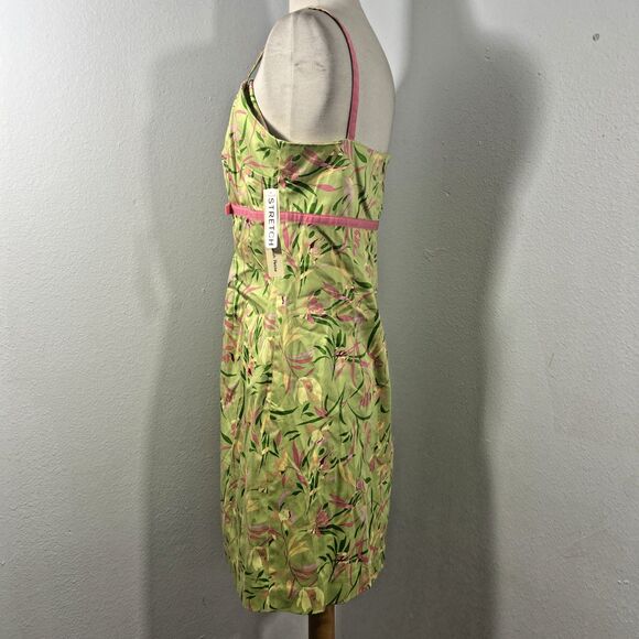 Amanda Smith Mini Dress Womens 10P Multi Empire Sundress Beach Y2K 90s - Picture 2 of 7